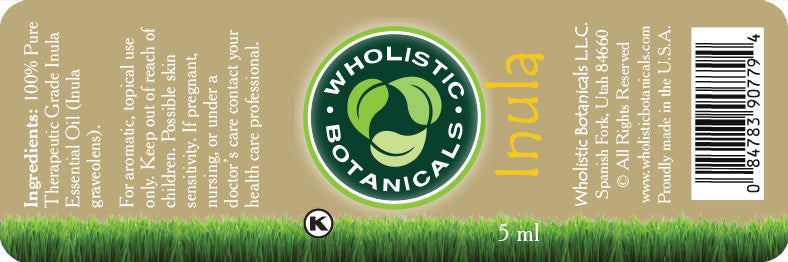 Inula Essential Oil Label